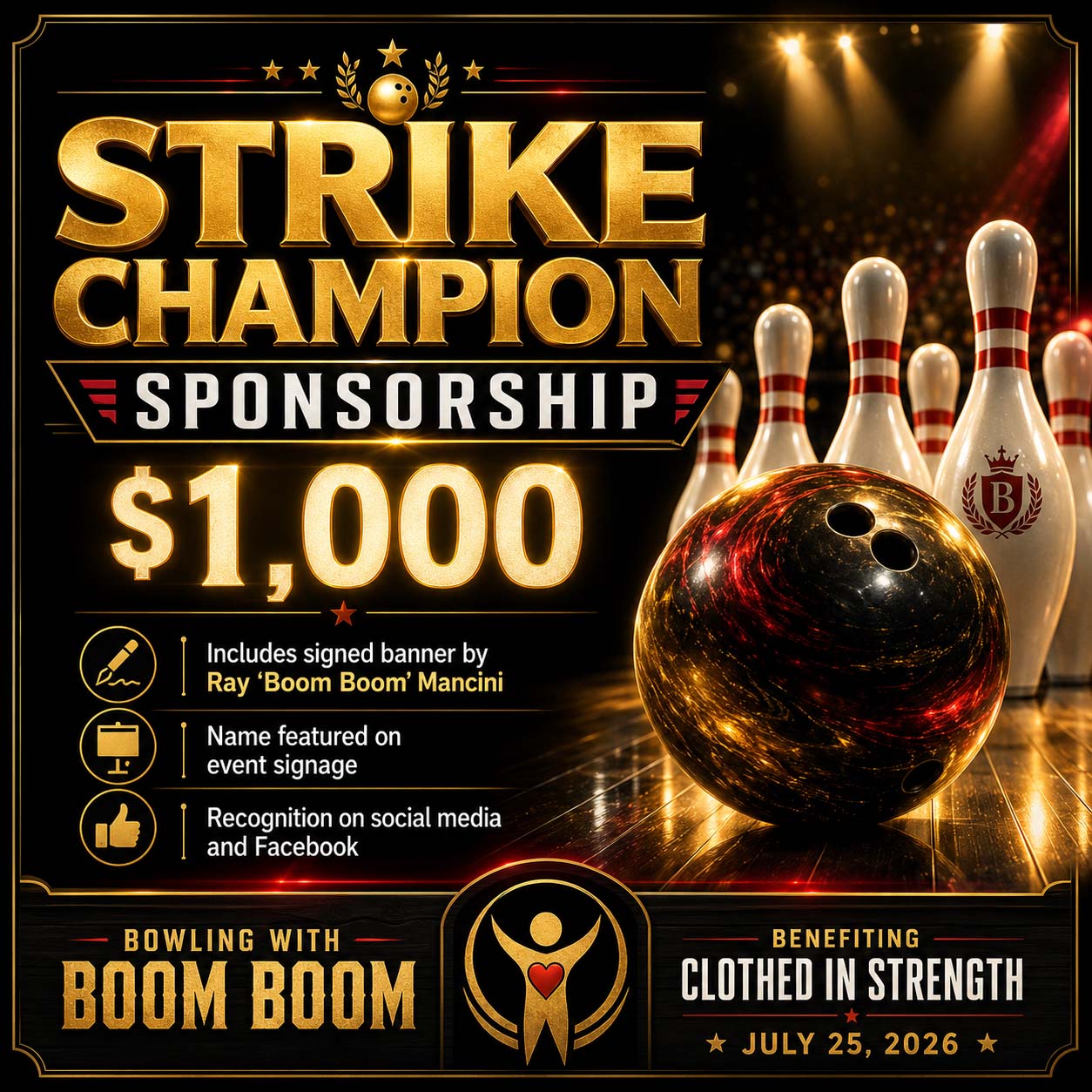 Strike Champion Sponsorship